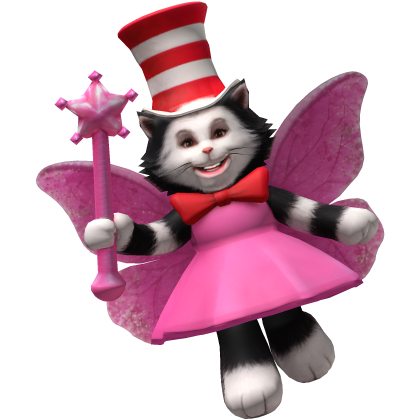 Cat in the hat fairy shoulder