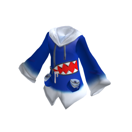 Blue Shark Hoodie