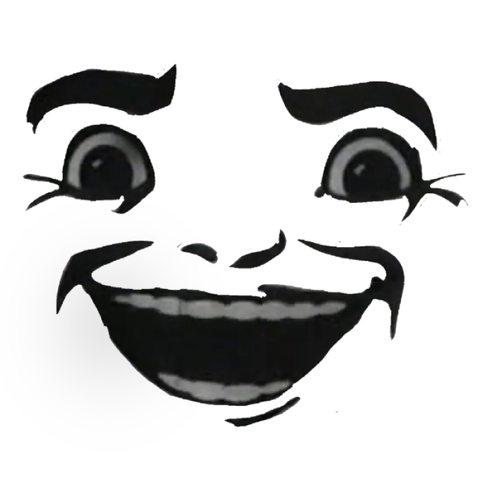Creepy face 5 Roblox decal