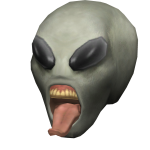 Freaky Gray Alien 