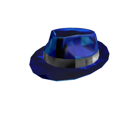 Midnight Blue Sparkle Time Fedora thumbnail