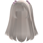♡ Blonde Long Half Up/Down Kawaii Hair w/ Bobbles