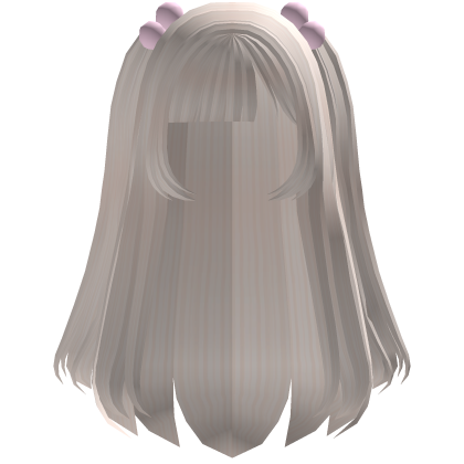 ♡ Blonde Long Half Up/Down Kawaii Hair w/ Bobbles thumbnail