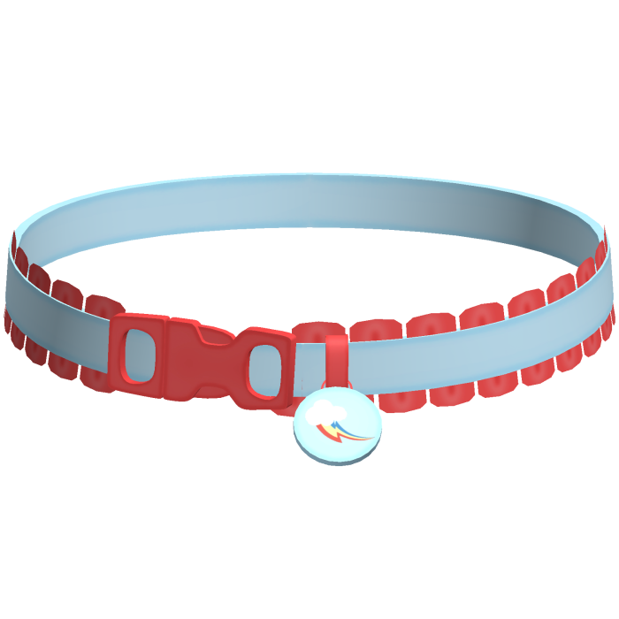 Rainbow Dash MLP Collar 3.0