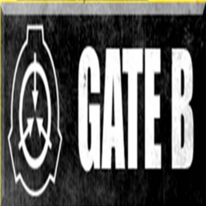 GATE B scp logo Roblox decal