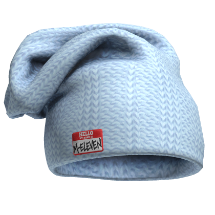 M11! - Oversized Baby Blue Beanie