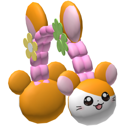 Hamtaro hamster clover cute headband  Roblox item