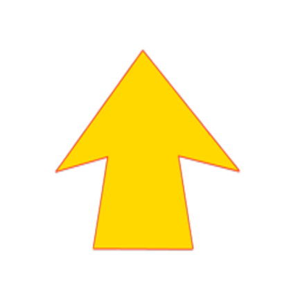 Arrow Transparent Up Roblox decal