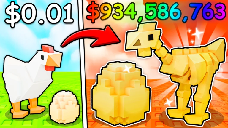 100万羽のニワトリ孵化 | Robloxでプレイ