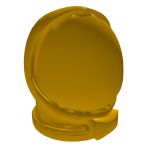 (CODE: G4D) 24K Golden Astronaut Helmet