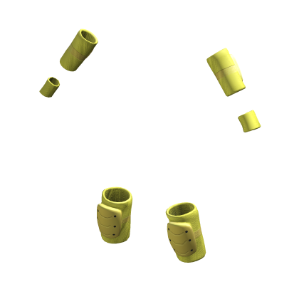 💛 Sporty Yellow Skater Knee Pads Shoulder Pads thumbnail
