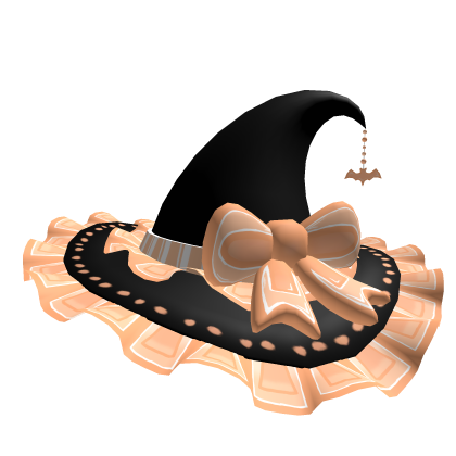 Orange and Black Witch Hat Roblox item