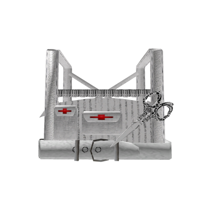1.0 bat harness white halloween