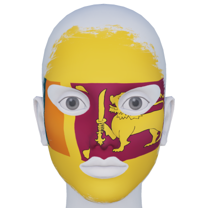 Sri Lanka Facepaint
