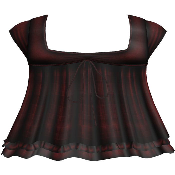 pretty gothic ruffled dress red