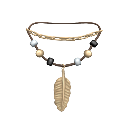 Golden Feather Necklace - 3.0