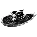 [PBR] Dark Goth-Vultures Hat
