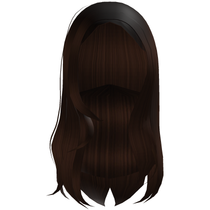 Dark Brown Long Layered Blowout Roblox item