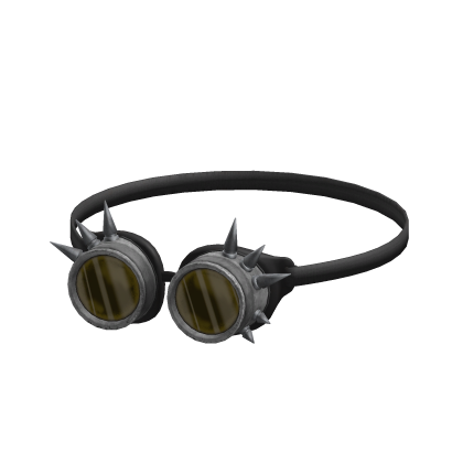 Steampunk Spikey Goggles [Yellow]