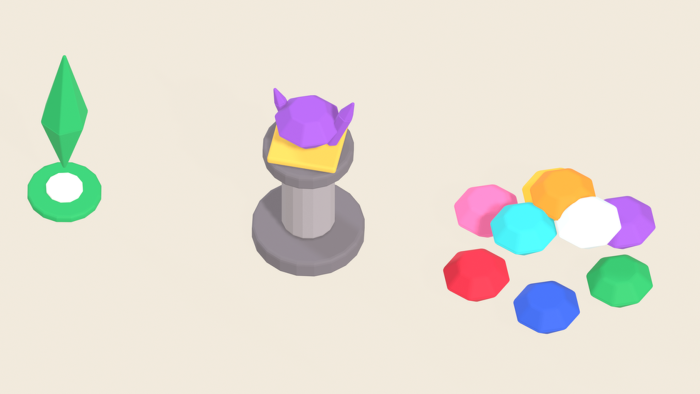 Stylized Gem Pack x35 Crystal Cluster Geode Shard preview 9
