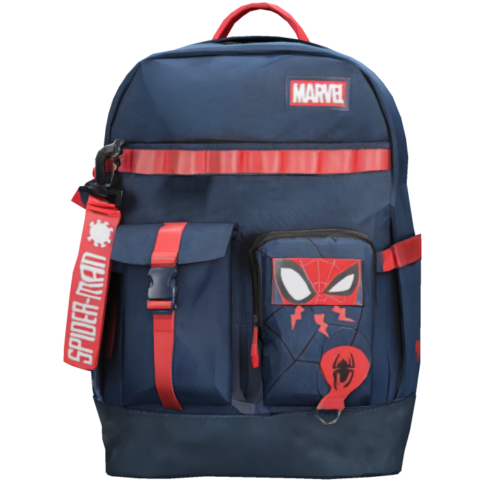 Trendy y2k blue spiderman backpack 1.0