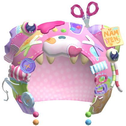 kawaii decora cluttered charm gummy bear hood Roblox item
