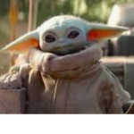 Baby Yoda fan squad hangout