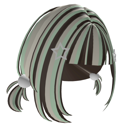 ♡ Mint Chocolate Chip Hair Baby Kawaii Star Clip