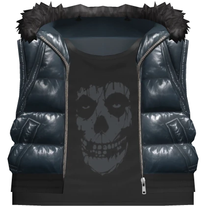 Skull Puffer Vest | Roblox Item - Rolimon's