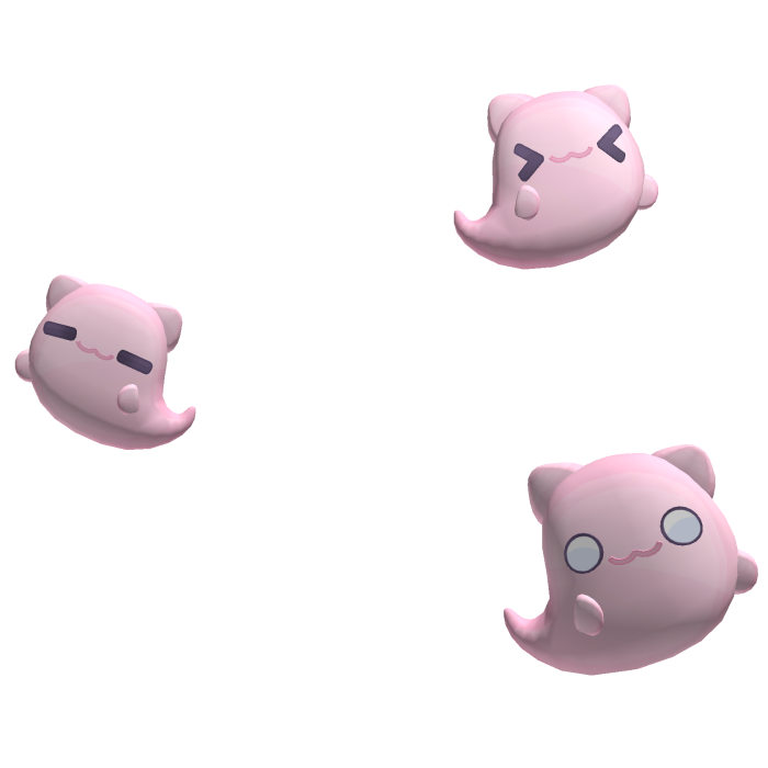 Pink Face Ghosts