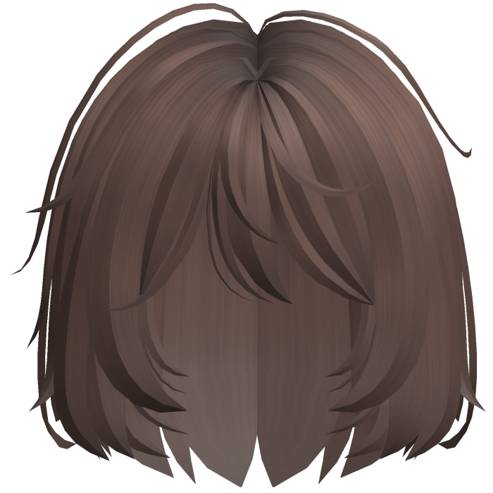 Short Fluffy Layered Hair (Brown)