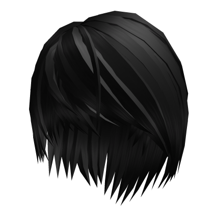 Black Swayed Emo Vkei Anime L Hair 27.  Roblox item