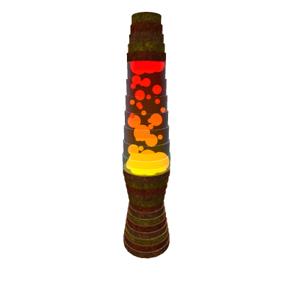 Red and Yellow Lava Lamp
