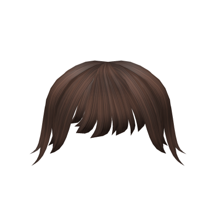 Stylish Hair Bangs (Brown) Roblox item