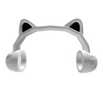 Kitty White Headphones