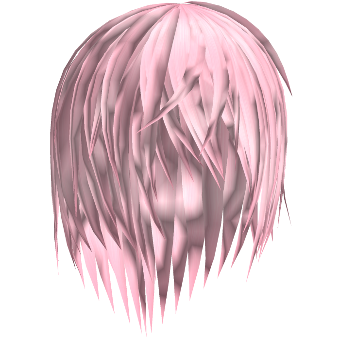pink wet emo hair 