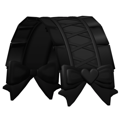 ♱꒰ Goth Ruffle Lace Headdress Black Roblox item