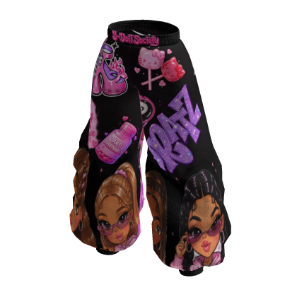 Y2K doll Pants black thumbnail