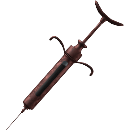 Halloween Bronze Rusty Horror Syringe  Roblox item