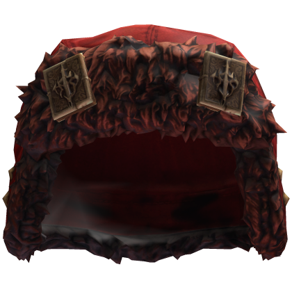 Crimson Red Winter Trapper Hat Roblox item