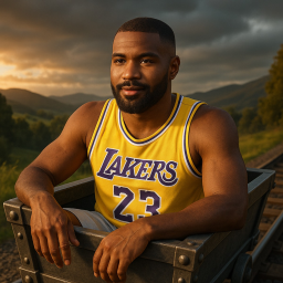 Cart Ride Into Lebron
