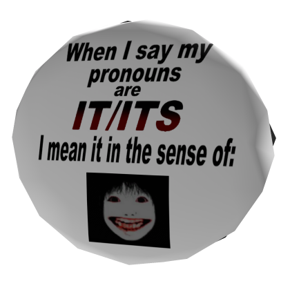 creature its/its pronoun button thumbnail