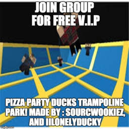 Party Pizza Ducks Trampoline Park! (In Progress)