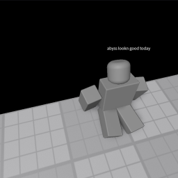 Stare into the abyss simulator.