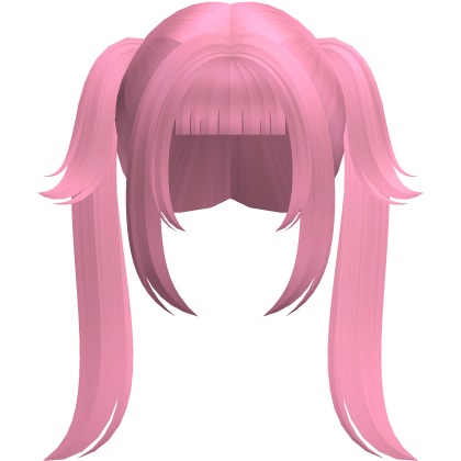 pink cute neat moe anime pigtails