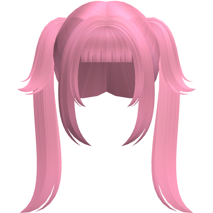 pink cute neat moe anime pigtails