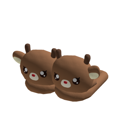♡ baby reindeer slippers