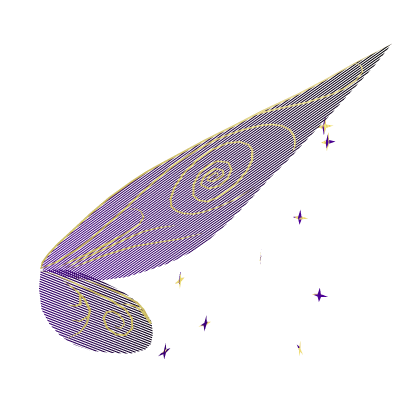 [animation] Dark Purple Tinkerbell Pixie Wings (R) Roblox item