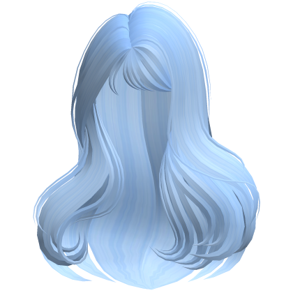 Voluminous Long Blowout Hair (Blue) Roblox item