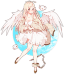 cloudy angels in the sky